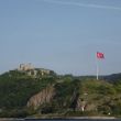 Een van de vele oude forten langs de Bosporus