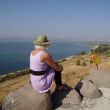 Het Meer van Galilea. Ook hier mijnenvelden (zie geel bordje)