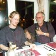 09-03-2014 Met Bas in Grieks restaurant Mykonos op de Langendijk