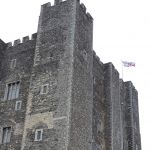 Dover. De enorme Great Tower, de burcht van Koning Henry II.