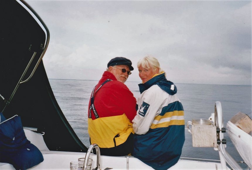 Zomer 2004: samen gefotografeerd tijdens een overtocht over het Kattegat, van Göteborg naar het eiland Laeso