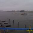 Andel, januari 2007. Storm en regen