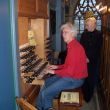 Wim Thijs op het orgel van de Grote Kerk in Breda