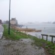 Storm Bf 9, in de verte aan het water De Oude Silo