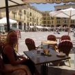 Plaza Major in Palma. De tapas komen nog