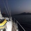 Pantelleria verdwijnt achter ons in de nacht