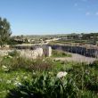 Girgenti-vallei. Typisch Maltees landschap met honderden muurtjes