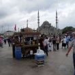 De drukte bij de Galata Brug in Istanboel