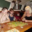 We spelen Carcasonne met Rommert en Esther