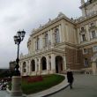 Zijkant van het Opera- en ballettheater in Odessa