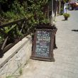 Bord voor een restaurant in het toeristenstadje Dalyan