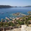 Uitzicht over Kekova Roads vanaf het kasteel van Kaleköy, eens het Lycische Simena