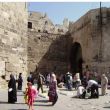 Aleppo. De Bab Antakya, de Antiochië Poort. Hierachter ligt ons hotel