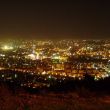 Damascus in de avond vanaf de berg Qassioun
