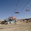 Het ski-gebied onder de Jebel Sannine (2628 meter)