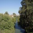 De oude, militaire Bnot Ya´akov Brug over de Jordaan, toegang tot de Golan Hoogtes