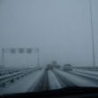 Hevige sneeuwval op de A2