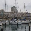 Een bewolkte dag in de haven van Ashkelon