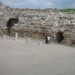 Jaap en ik in het Romeinse amphitheater bij Beit Guvrin