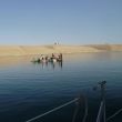 Vissers in het Suezkanaal bij El Firdan