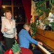 Esther Bax en Hans Dubbeldam van Trio Joliecoeur in Theatercafé 't Pand