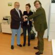 Met TP-uitgever Eva de Visser en uitgever Jan-Willem Gerth bij TenPages in Amsterdam
