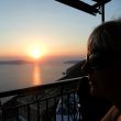 Fira, Santorini. Zonsondergang