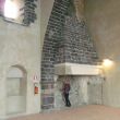 Milazzo. Open haard in het Castello