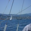 Drukte bij de haveningang van Palma de Mallorca