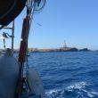 Passage van Cabo de Palos, de zuidoostpunt van het Iberisch schiereiland
