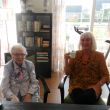 Oktober 2014. Ans met haar moeder (95) in De Laakse Hof
