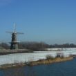 30 januari 2015. Korenmolen De Hoop op de Dalemwal