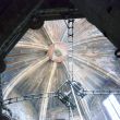 Het Oog-van-God bovenin de kathedraal van Santiago de Compostella