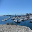 De port de plaisance in Concarneau vanaf een bastion van La Ville Close. Dulce in de rode cirkel