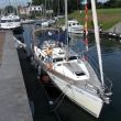 Een zonnige zondag na de storm van gisteren. Dulce in de haven van Veere.