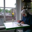 Biologische koffie in de Voorstraat, Dordrecht.