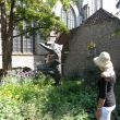 In de tuin van Museum Gouda.