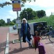 19-06-2016. Wachten op lijn 14 naar Spaarndam op station Halfweg.