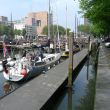Dulce tussen de stoomslepertjes in de Erfgoedhavens, Rotterdam, achter het Havenziekenhuis.
