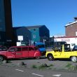 2CV-garage in Amsterdam Noord.