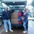 Gorcum 02-08-2016. We brengen onze buren Wiger & Arina met veel bagage naar Schiphol.