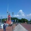 Historische schepen in de haven van Hellevoetsluis.