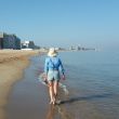 Aan het strand van Oostende.