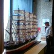 Een van de vele scheepsmodellen in het Musée Portuaire in Duinkerken.