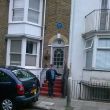 Ramsgate. In dit huis was Karl Marx in 1879 met zijn gezin op vakantie.