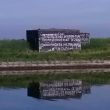 Regels van de dichter F. van Dixhoorn op een bunker aan het Kanaal door Walcheren.