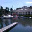 Onze ligplaats in Central Basin van St Katherine Docks.