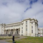 Oostende. het Thermae Palace Hotel aan zee. Pure Art Deco, maar geen paleis des konings.