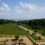 Osborne House. Uitzicht op het park en de Solent.