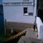 Victoria Steps, Fowey. Hier trad Koningin Victoria in 1846 aan wal, met haar gemaal Albert.